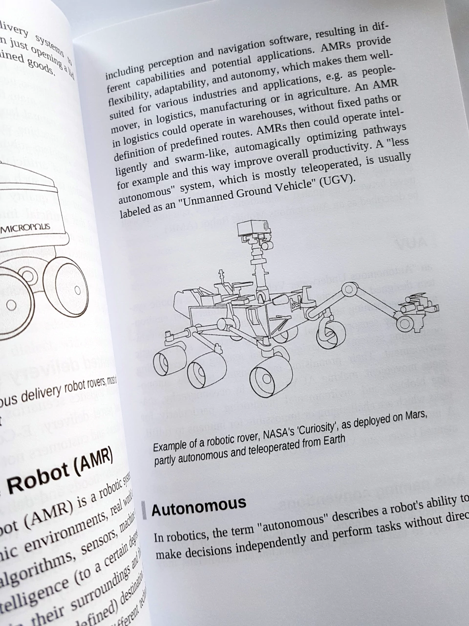 Micropolis Robotics Primer, inside the book